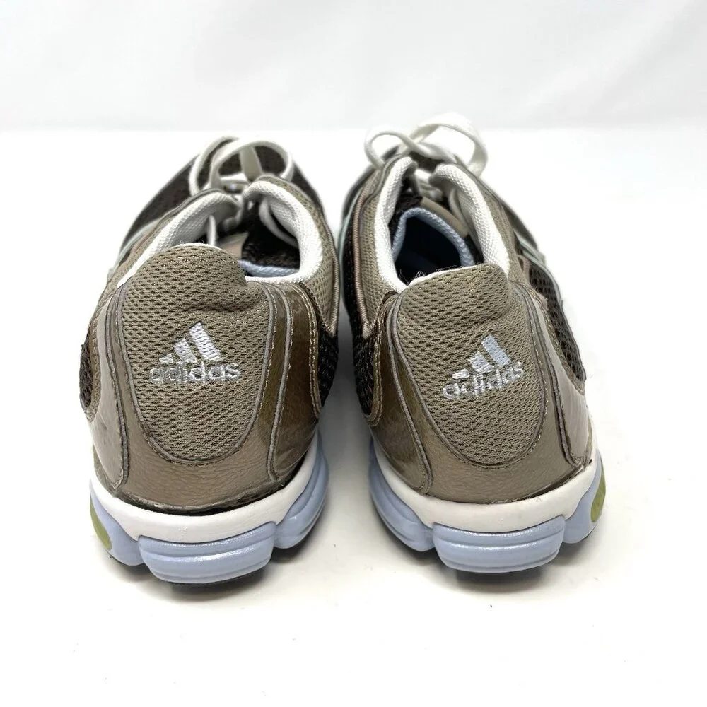Adidas 3D‎ Cushion Women’s Size 8.5 Running Training Shoes Brown Green Blue